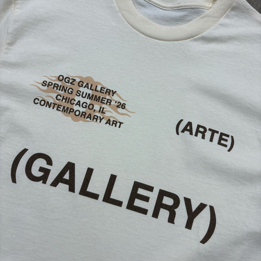 OGZ (GALLERY) TEE SHIRT "CREME"