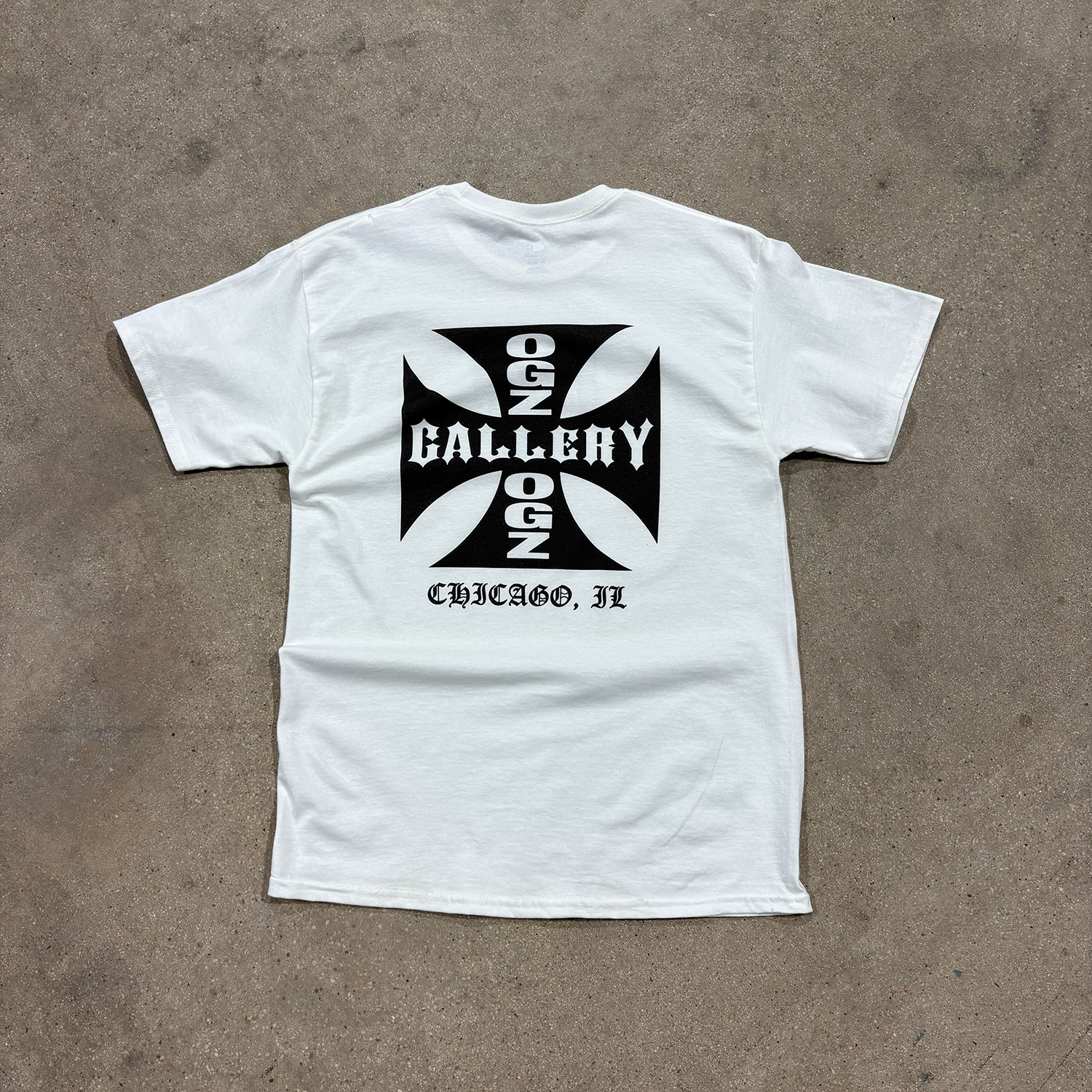 OGZ TEE SHIRT "WHITE CROSS"