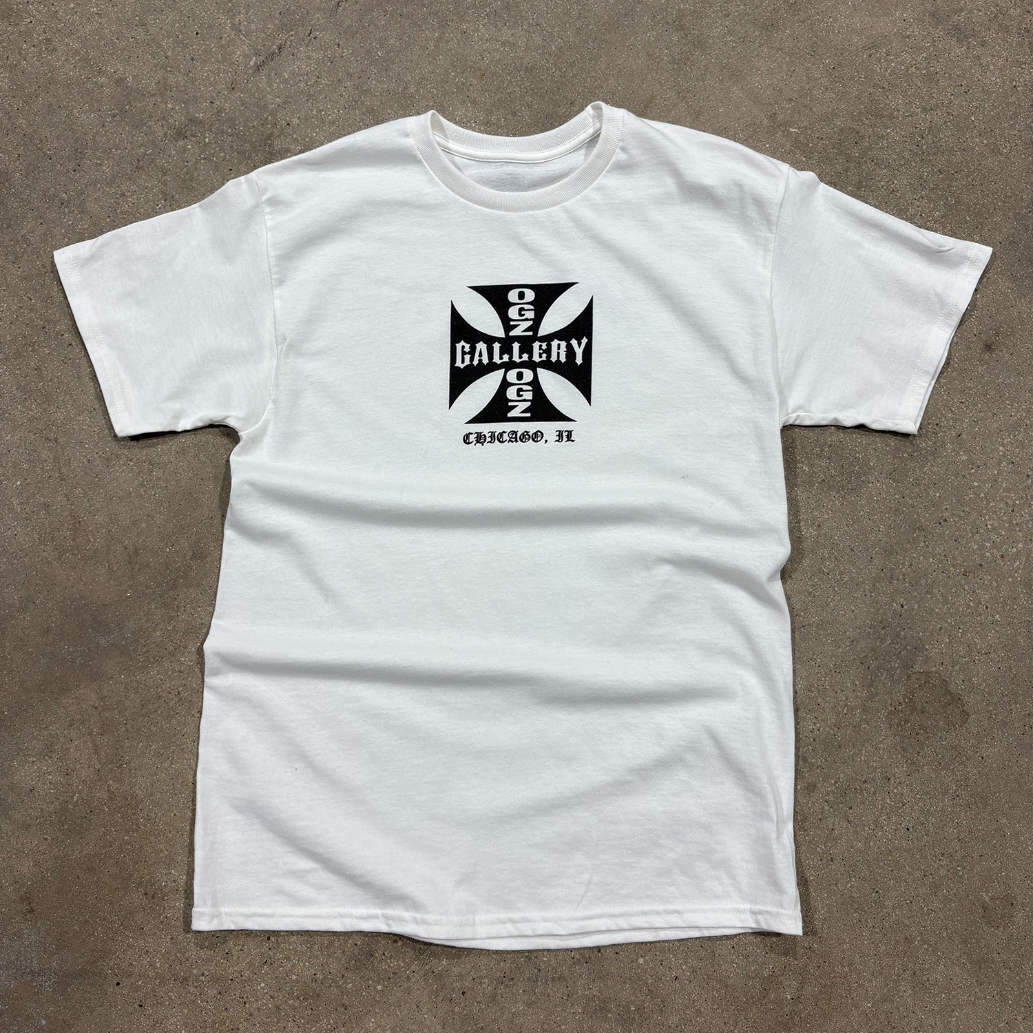 OGZ TEE SHIRT "WHITE CROSS"